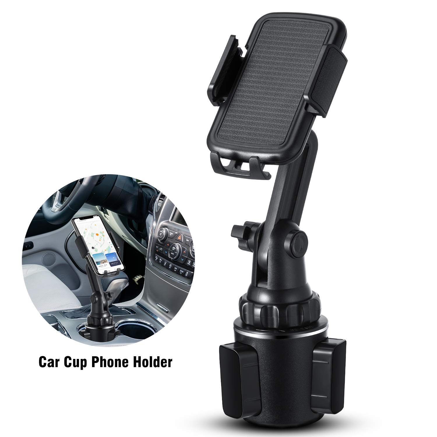Phone Holder Universal Adjustable Car Cup Holder Cellphone Car Mounts & Smart Phone Car Holder OEM Support Manual clip
