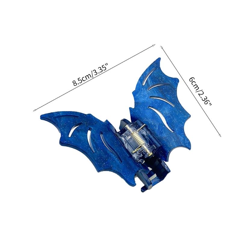 Delicate Bat Wing Shape Hair Claw for Woman Girls Hair Clip for Long Hair Nonslip Hair Clip Delicate Travel Hair Clip