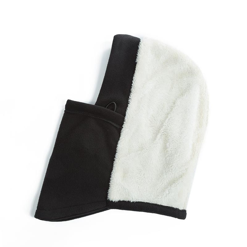 Fügen Sie Woll-Wintermütze hinzu, winddichte Wandermütze, Unisex, warmes Thermo-Fleece, Sturmhaube, Gesichtsmütze, Ski, Motorrad, Hals, warme Helmmütze