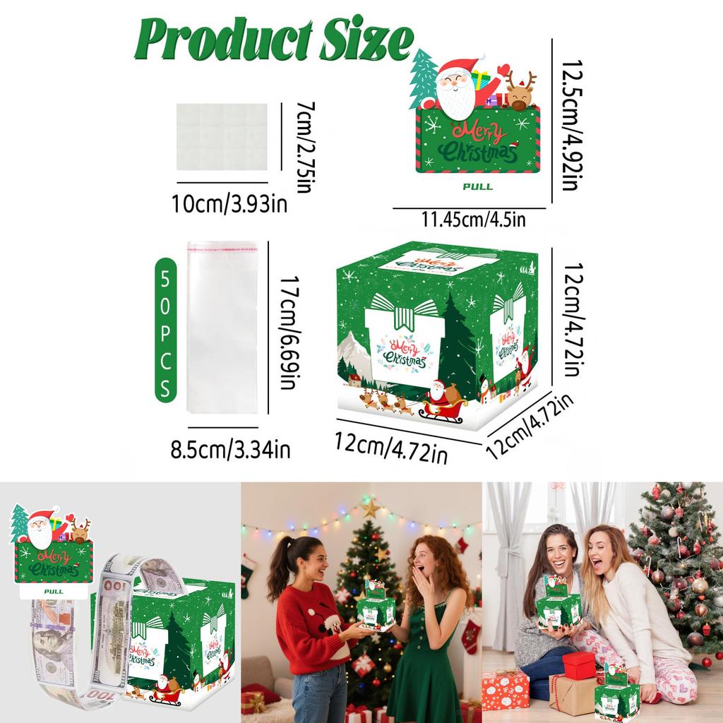 Green Holiday Gift Box For Christmas Surprises And Festive Gift Giving