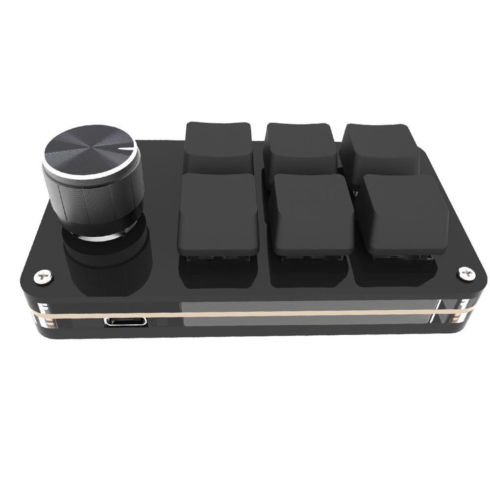 Mini 6-Key Keyboard Programmable Keys Custom Shortcuts USB Mechanical Keyboard