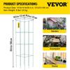 Tomato Cages, 14.6\" X 14.6\" X 39.4\", 3 Packs Tomato Cages for Garden, Square Plant Support Cages Heavy Duty, Green PVC-Coated Steel Tomato Towers