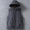 Plus Size L-8XL Fashion Warm Vest Man Winter Waterproof Sleeveless Jackets Hooded Casual Thick Men's Coat