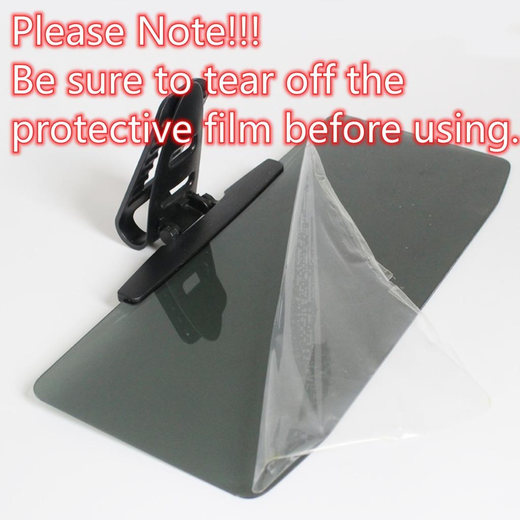 Anti glare polarized car sun visor extension, blocking stray light, reducing snow blindness and ultraviolet rays, easy to install on all vehicles