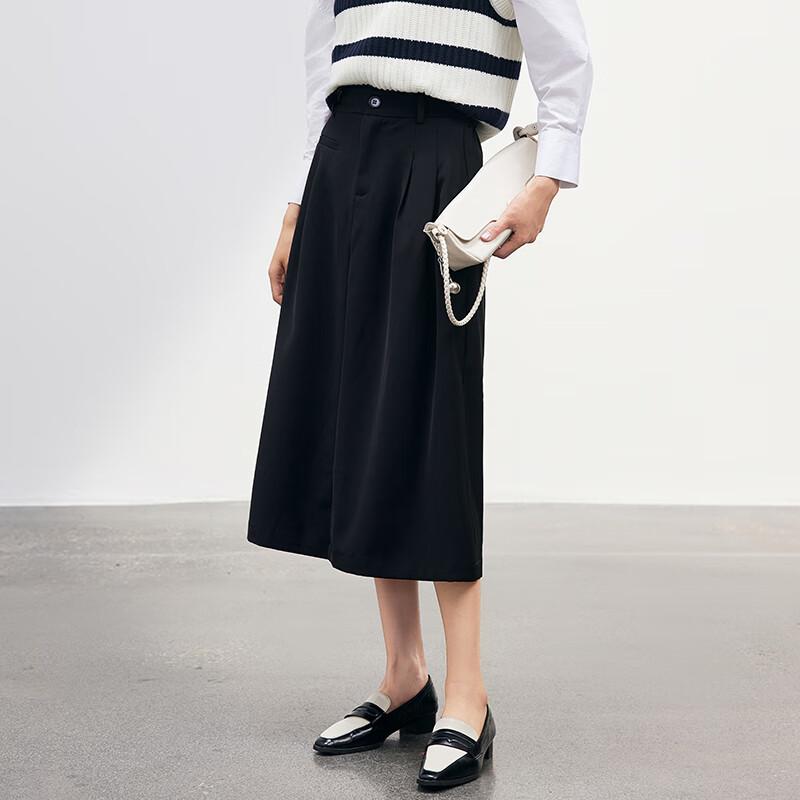 JOY SPEAKER Women's 2025 Autumn Slim-Fit High-Waist Mid-Length Skirt