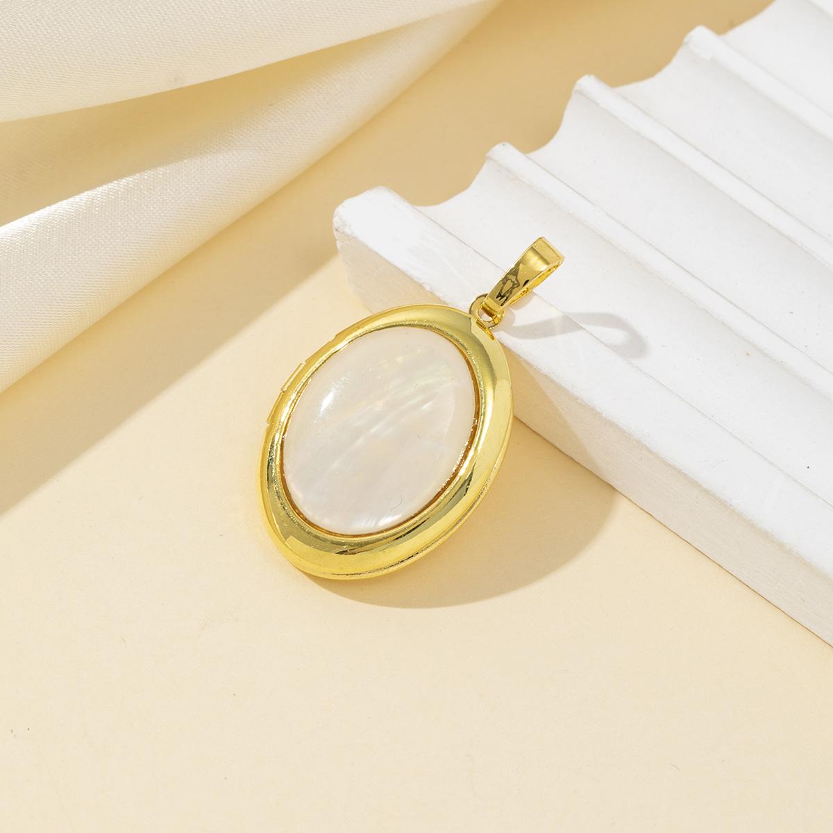 

Изысканная подвеска Подвеска из натуральных ракушек 34x19мм Для изготовления украшений DIY Ожерелье Браслет Серьги Аксессуар 34x19mm