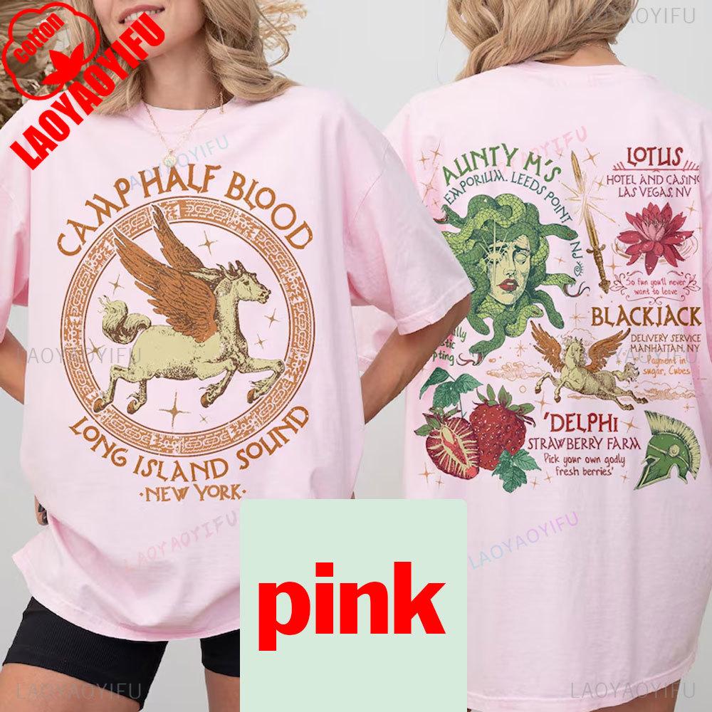 Camp Half Blood Shirt Camping Camp Half Blood 13 Cabins Book Lover Tee Graphic T Shirts Summer Cotton Tee Short Sleeve Tshirt S