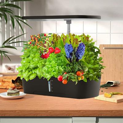 Sistema di Coltura Idroponica Intelligente Macchina per Piantare al Coperto Giardino Pianta Vaso per Piantare Ortaggi Timer Automatico Lampada di Crescita a LED