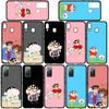 Cover for iPhone 17 16 15 Xiaomi Poco Redmi Note 14 13 12 Pro 16e Samsung Galaxy S25 S24 S23 OPPO Huawei Cartoon Crayon Shin Chan Shinchan Phone Case