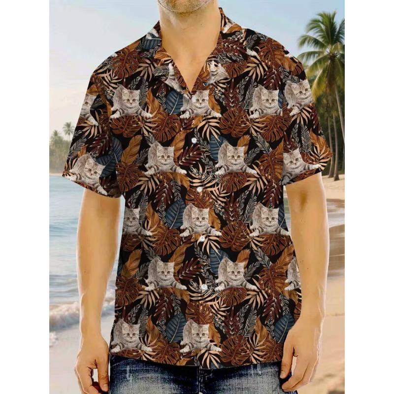 

Funny Panda Sloth Hawaiian Shirt Beach Party Print Men s Short Sleeve Button Down Aloha Shirt for Summer Vacation & Fun Parties 2XL
