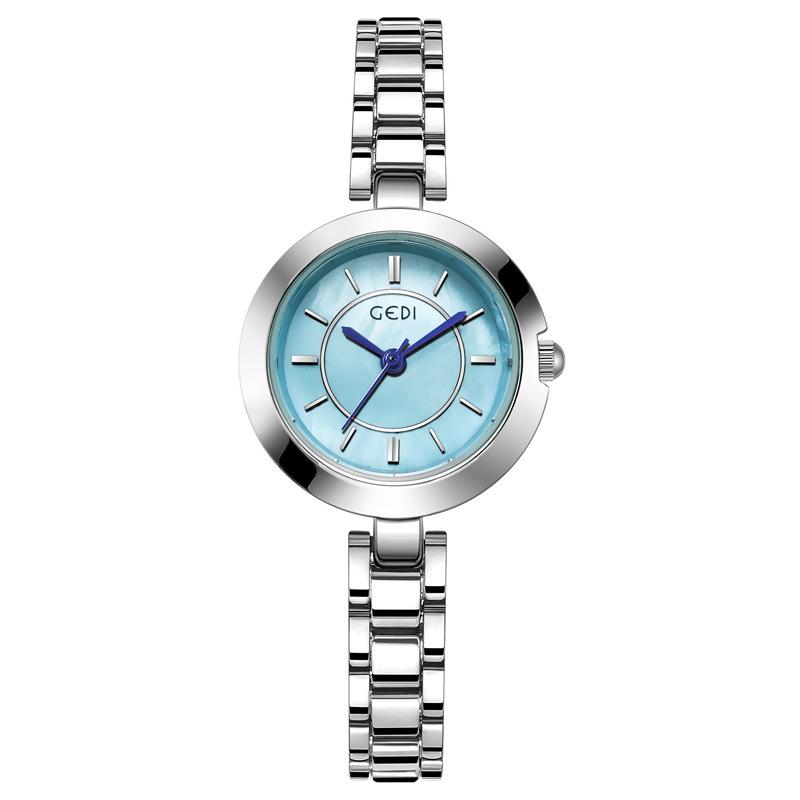 Medieval Alloy Watch Women'S Simple Niche Fritillary Quartz Watch Middle School Student High-End Chain Watch