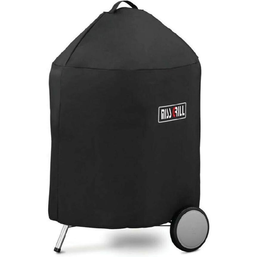 Чехол Miss Grill 7150 для угольных грилей-котелков Weber 22 дюйма, усиленный, водонепроницаемый и погодостойкий