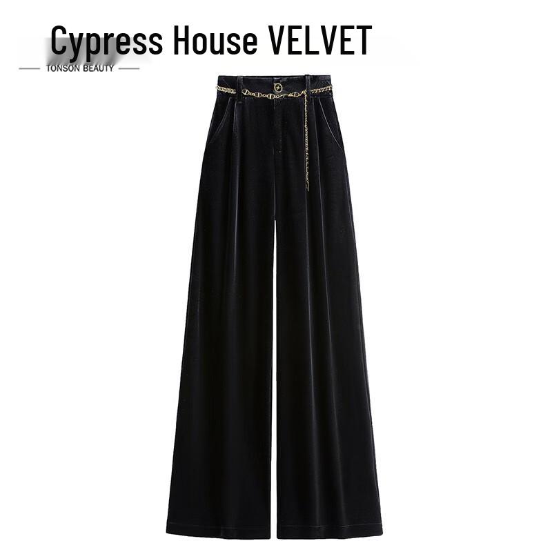 

Women s High-Waisted Loose Wide-Leg Casual Pants M