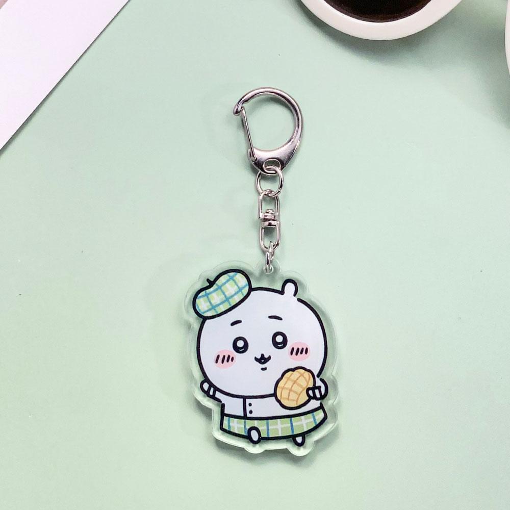 Personaggi Anime Chiikawa Carini Adorabili Portachiavi in Acrilico Accessori Ciondoli per Borsa Ciondolo Carino per Zaino Portachiavi Regali per Amici