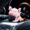 Autoschmuck: Süßes Plüsch-Schweinchen, Handgetriebe-Puppe mit Blinker und Scheibenwischer-Persönlichkeit – Luzifer-Thema
