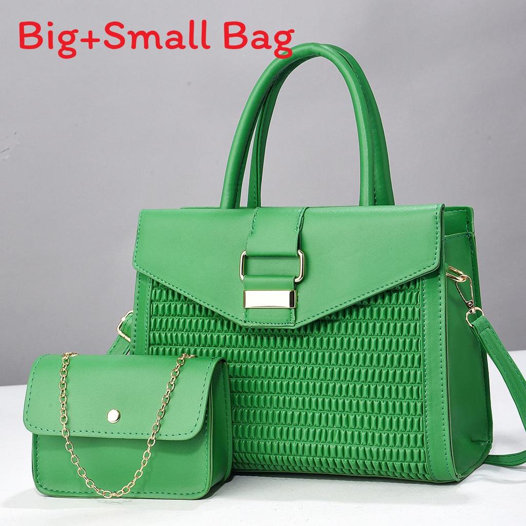 Urbanes Minimalistisches Pu-Handtaschen-Set Mit Etui Und Internen Reißverschlusstaschen Für Den Täglichen Gebrauch