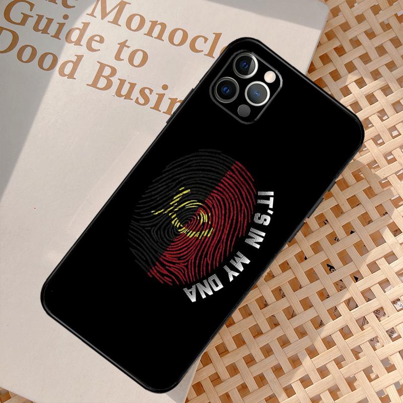 Angola Flag Case For iPhone 16 13 11 12 14 15 Pro Max Mini XR X XS MAX Plus Cover Cases
