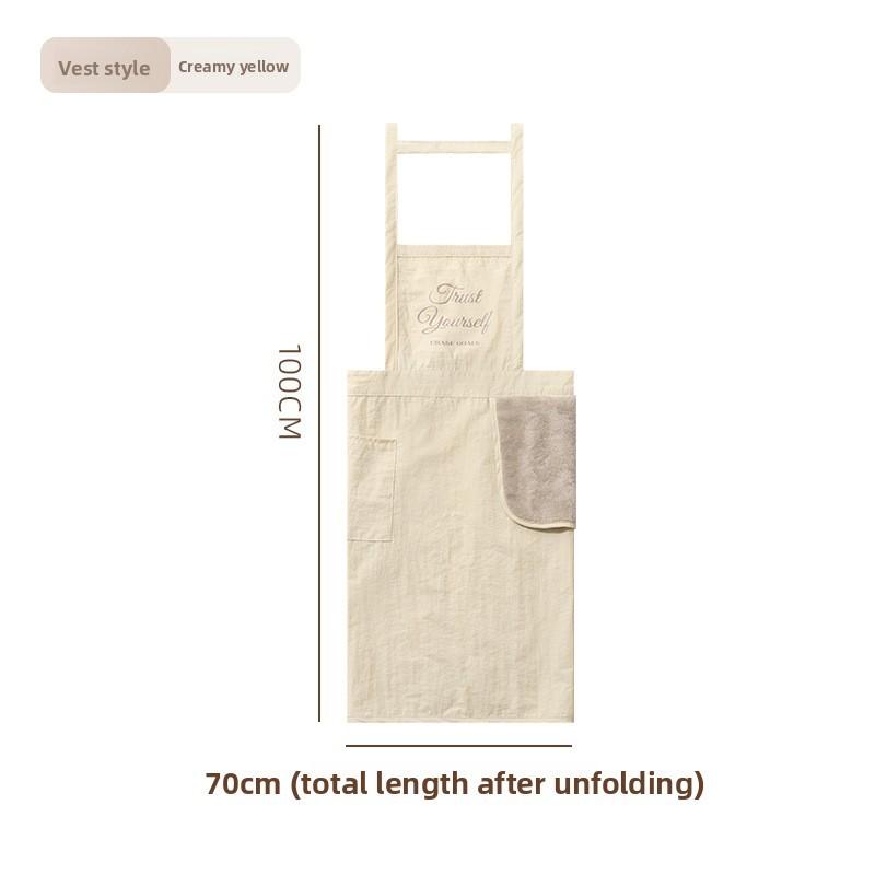 Modern Minimalist Waterproof Breathable Apron For Home Cooking And Food Stain Protection