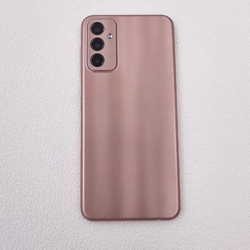 Battery Back Cover For Samsung Galaxy M13 M 13 M135F Rear Housing Case Panel Replace Part With Glass Camera Lens + Logo