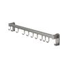 Yweel No-Drill Kitchen Hooks, Hanging Rods for Spatulas And Utensils, Wall-Mounted Storage Rack, Multifunctional Kitchen Organizer