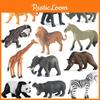 Mini Wild Animal Model Set With Plastic Figures For Educational Display And Collection