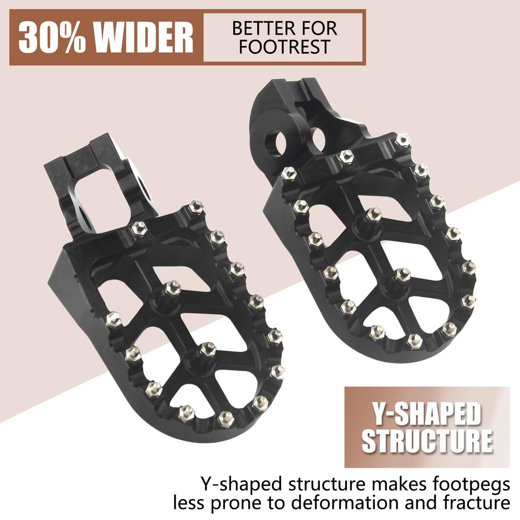 For KTM EXC SX Motorcycle Footpegs Rests Foot Pegs Pedals SXF EXCF XCF XCW XCFW 65 85 125 150 250 300 350 400 450 530 Enduro