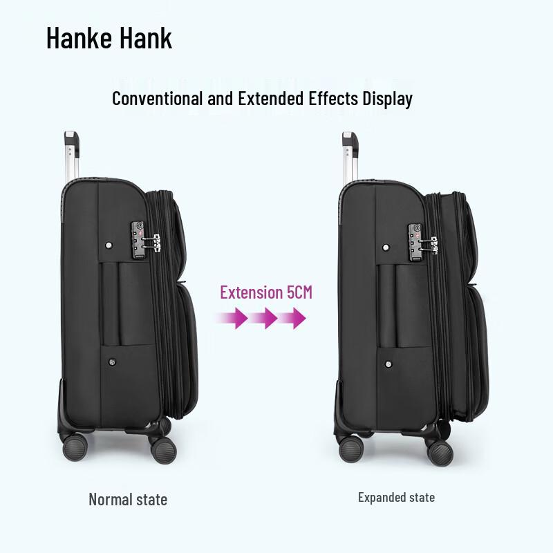 Bagage de voyage extensible Hank en softshell