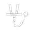Outdoor Kids Toddler Safety Reflective Back Belt Baby Anti Lost Wrist Link Toddler Walk Leash Safety Harness Strap Rope