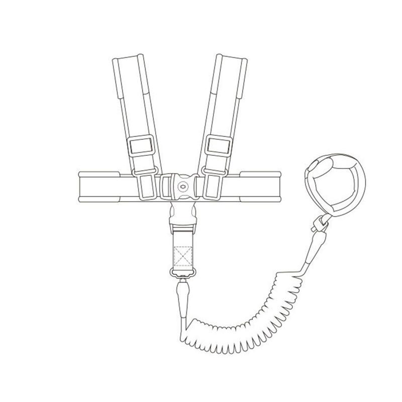Outdoor Kids Toddler Safety Reflective Back Belt Baby Anti Lost Wrist Link Toddler Walk Leash Safety Harness Strap Rope