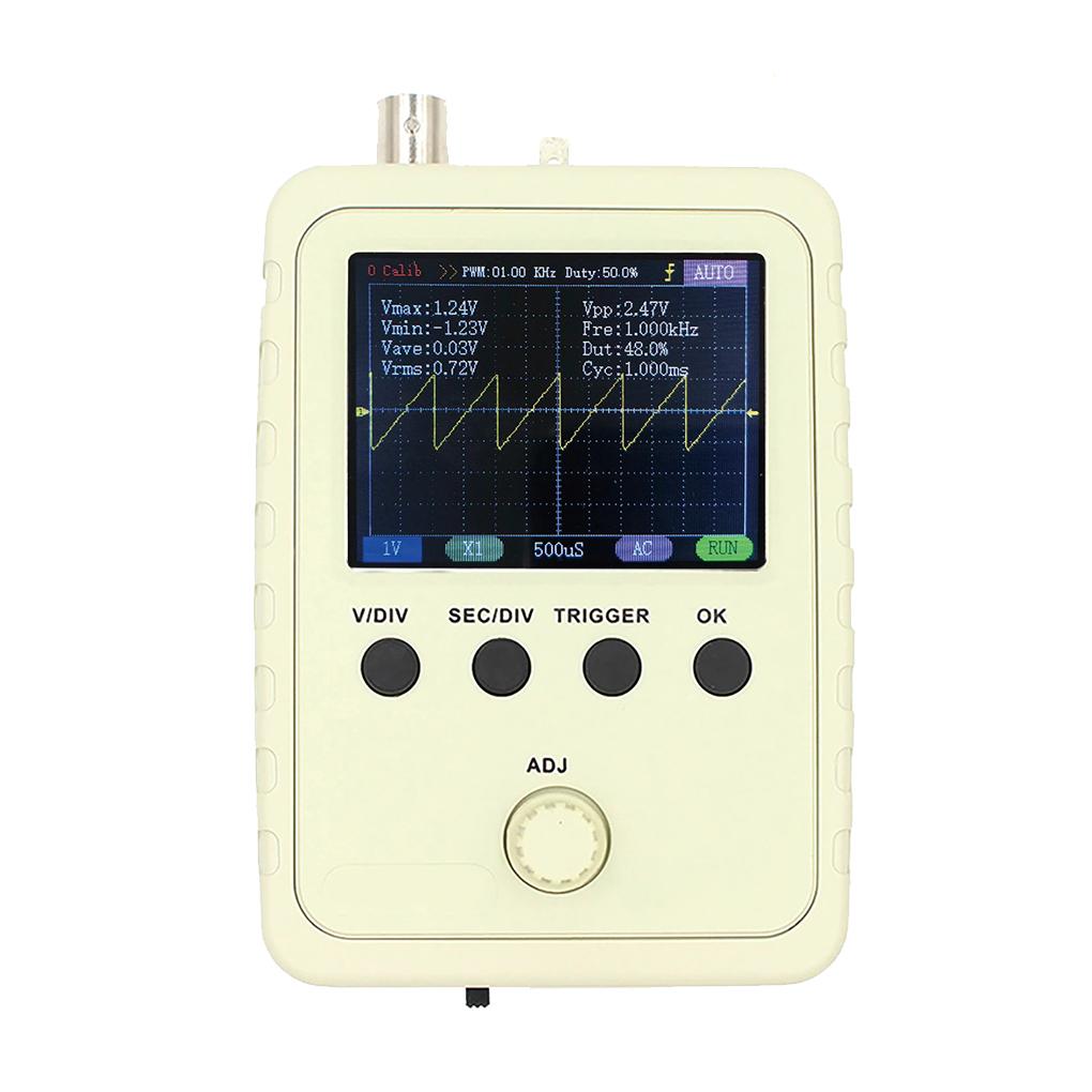 

Professional Colorful Screen Digital Display Oscilloscope with Case Portable 1Msa/s 200Khz Signal Generator Measuring Tool
