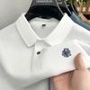 Cotton Quality Luxury Men's Polo Shirt Summer Exquisite Print Short Sleeve T-Shirt Breathable Business Fashion Men'swear