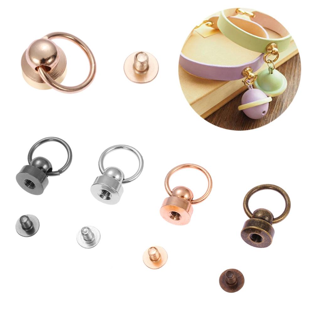 Shoe 10PCS Punk Choker Round Head Ring Spikes Screws Rivet Stud DIY Crafts