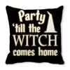 Creative Halloween Happy Letters Digital Printing Short Plush Pillow Covers for Car Sofa Office Cushion Cover Home Goods