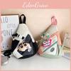 Crayon Shinchan Waniyama San Plush Pendant Color Blocked Cartoon Backpack
