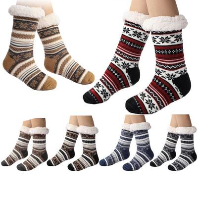 Winter Thickened Warm Cashmere Socks Fluffy Home Floor Socks Soft Snow Socks  for Women Men