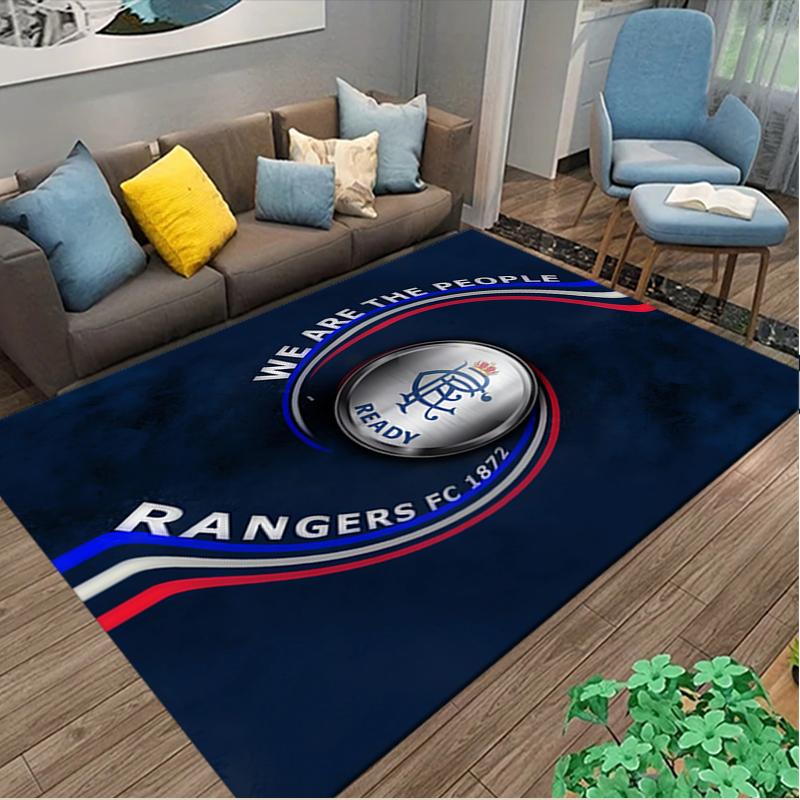 1pc Rangers FC Carpet for Room Floor Mat, Comfortable Office Chair Printed Area Rug, Beautiful Hotel Rug