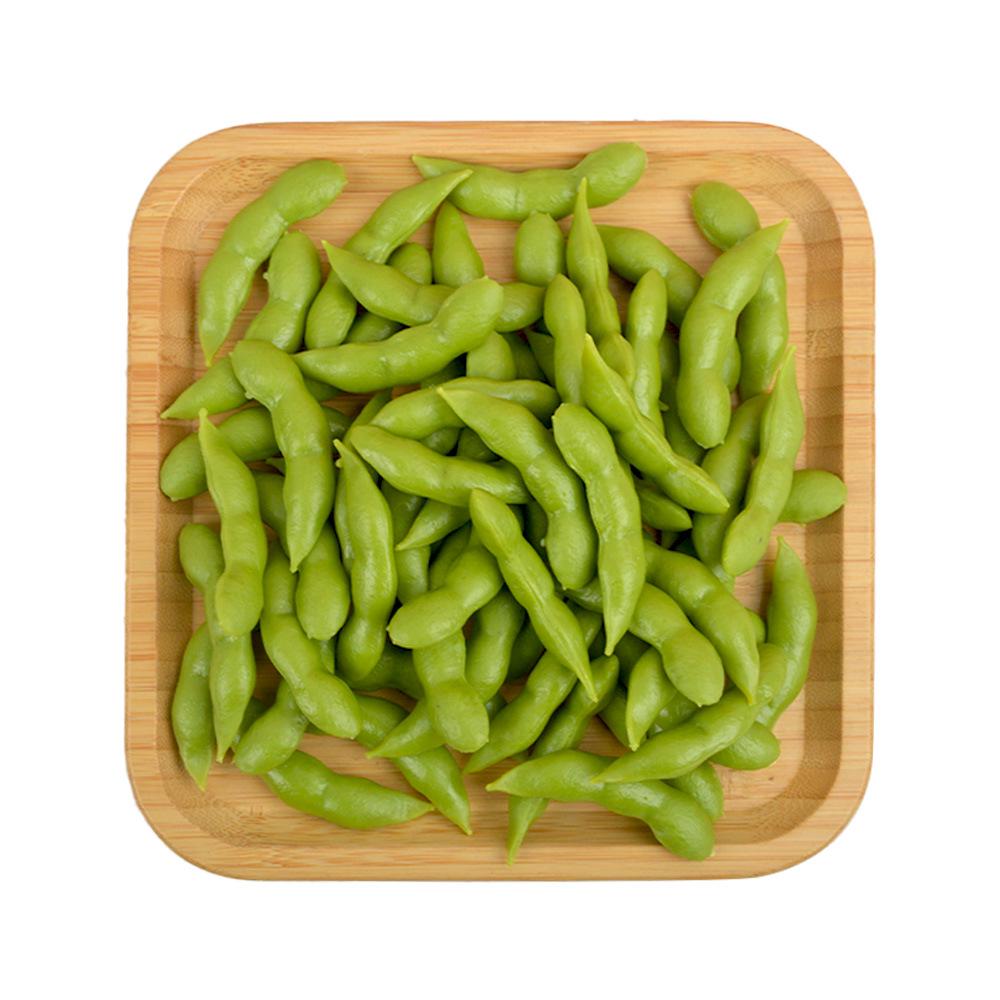 Douyin Edamame 3D Fake Vegetable Keychain Toy Pendant
