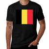 Belgium Flag TShirt Work Utility Short Sleeve Shirt
