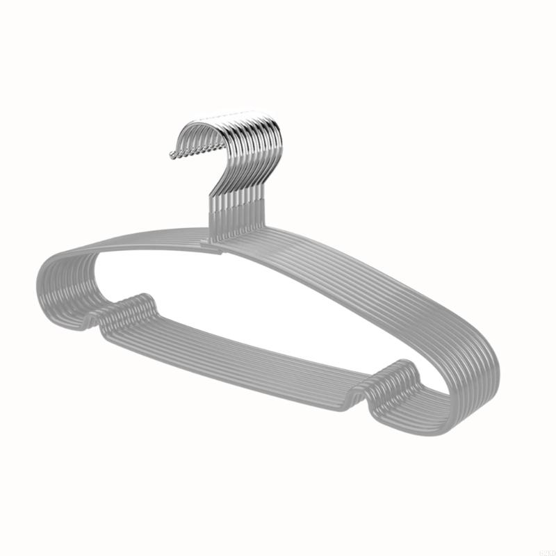 62KD Plastic Clothes Hangers Nonslip Shoulders Protect Clothes Storage Solution