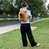 Capybara Plush Doll Capibara Backpack Kawaii Fashion Plushie Children's Schoolbag Fur Shoulder Bag Women Mini Knapsack Bags Gift