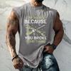 Canotta Casual da Uomo Senza Maniche Vestibilità Larga Maglietta da Palestra Grafica Stampata Allenamento Palestra Leggera Comoda Abbigliamento Estivo