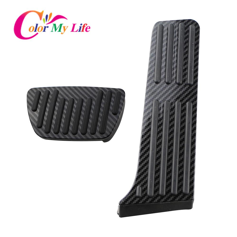 Copripedali AT in fibra di carbonio per Toyota Camry Avalon RAV4 -2022 per Lexus ES GS 2018-2022 pedali gas freno