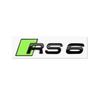 New ABS badge modified sticker TTS TTRS green badge A SQ3 SQ7 S3 S4 S5 S6 S7 S8 RS3 RS5 RS7 trunk letter.Exterior parts