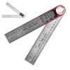 Angle Finder 360° Digital Display  Stainless Steel Portable Electronic Measuring Ruler for Wo