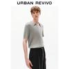 UR Men's Retro Cable Knit Polo Sweater
