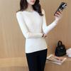 Pullover Damen Pullover Einfarbig Neu Frühling Damen Gestrickter Slim Pullover Langarm Herbst Winter Schmetterlingshals Pullover Weiblich