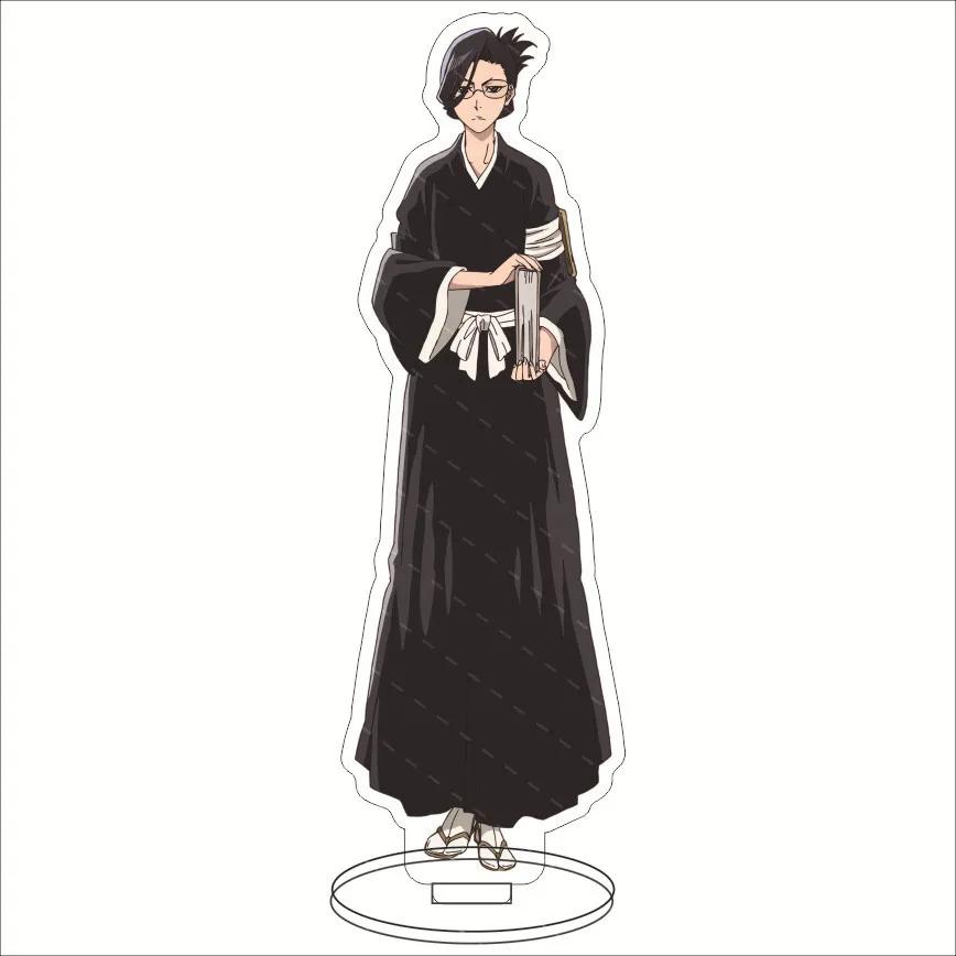 Anime BLEACH Acrylic Decorative Crafts Toy 15cm Ichigo Kurosaki Aizen Sousuke Collectible Figures Desktop Home Decoration