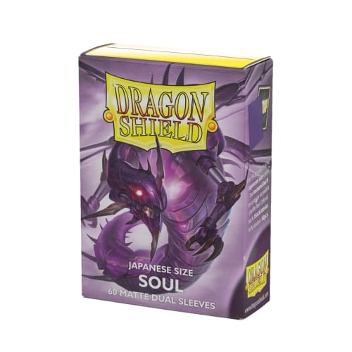 Dragon Shield - Matte Dual - Japanese Size Card Sleeves | 60 Carat - Smooth & Tough Premium TCG Sleeves - Compatible with Yu-Gi-Oh, Naruto, Cardfight,