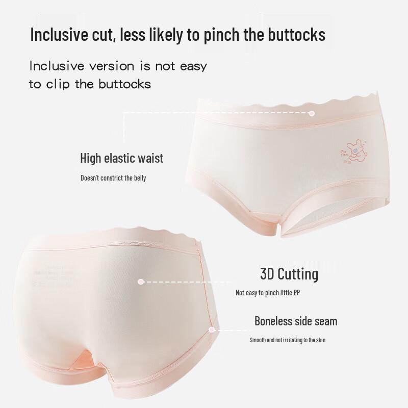 Girls' Cotton Briefs Underwear 4-Pack