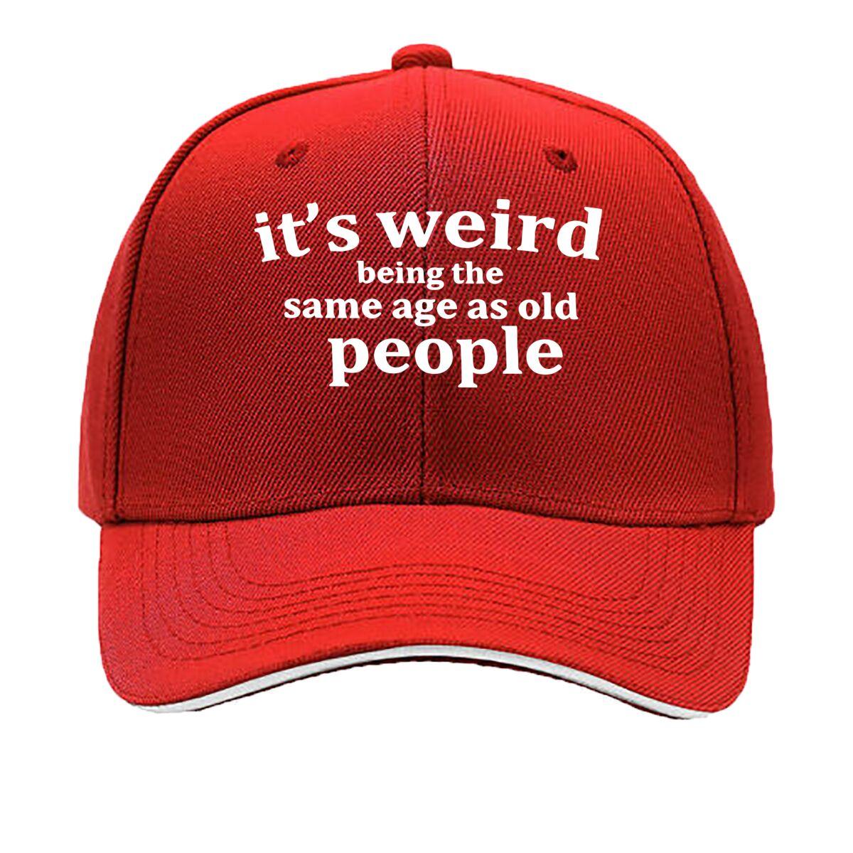 Unisexs Outdoor Baseball Cap with Fun Letter Print Adjustable Visor HipHop Trendy Hat Sandwich Baseball Cap One Size